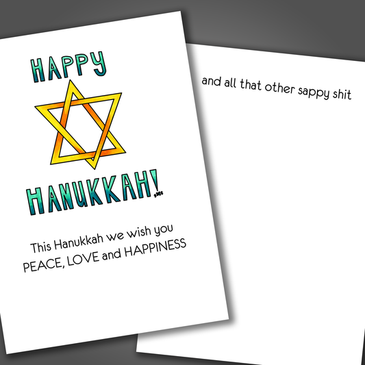 All That Sappy Shit - Hanukkah Card