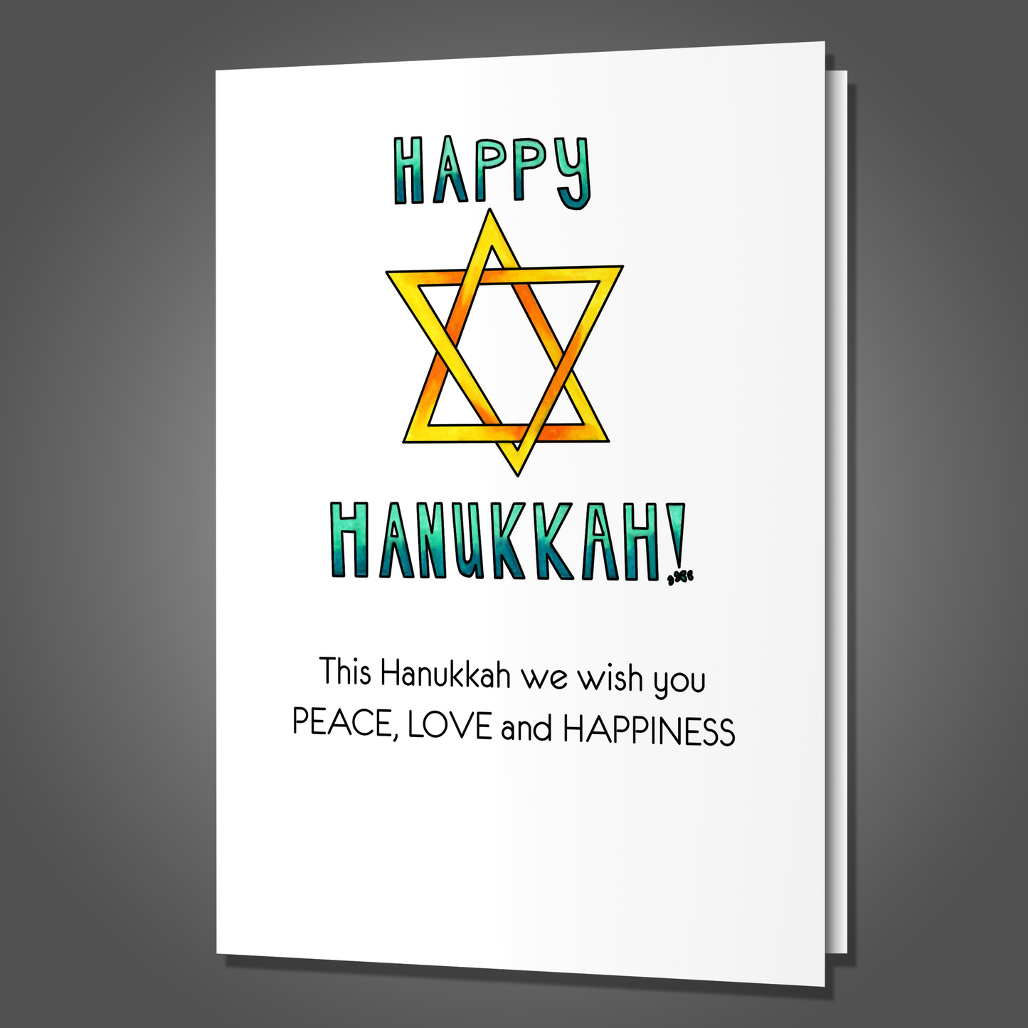 All That Sappy Shit - Hanukkah Card