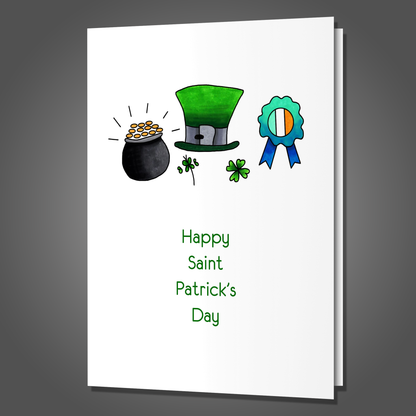 Who is St. Patrick? St. Patrick's Day Card, Funny St. Patrick Card, Funny Irish Card
