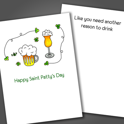 Reason to Drink, Saint Patrick's Day Card