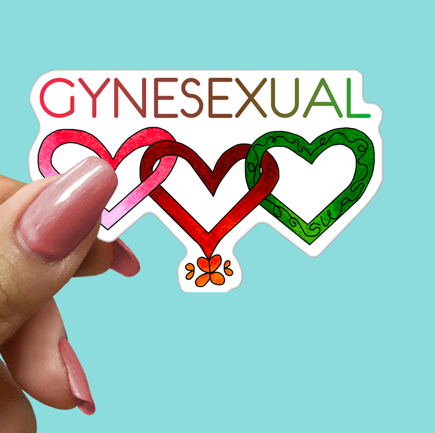 Gynesexual STICKER - Funny Sarcastic STICKER