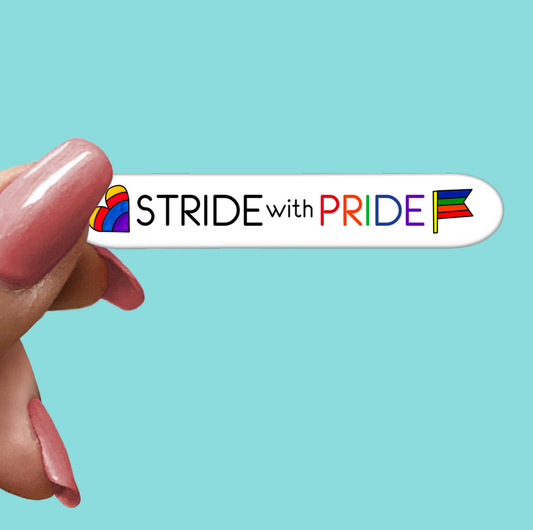 Stride With Pride LGBTQ STICKER