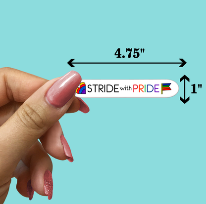 Stride With Pride LGBTQ STICKER