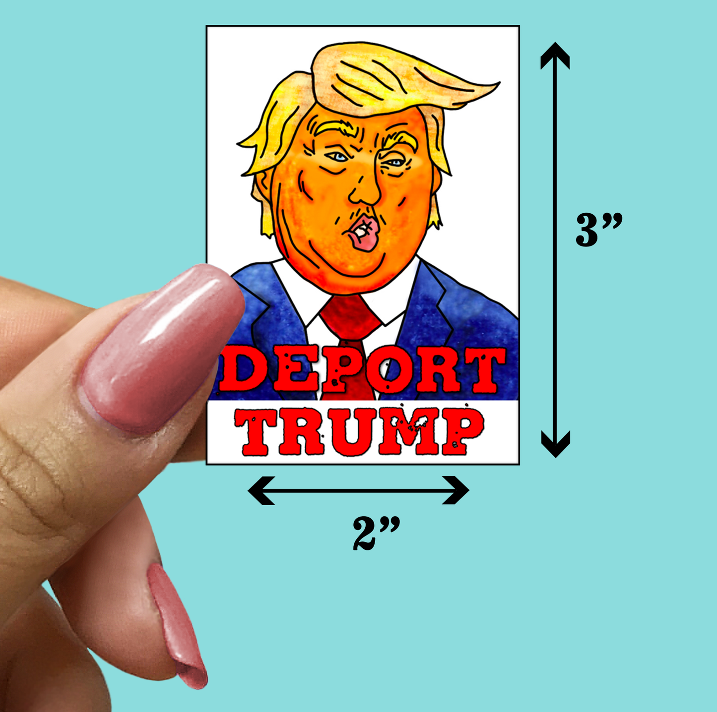 Deport Trump STICKER