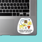 I Judge Anyone Who Doesn't Like Dogs - Funny Sarcastic Vinyl Sticker for Laptop, Phone and More