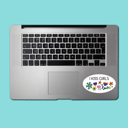I Kiss Girls LGBTQ STICKER