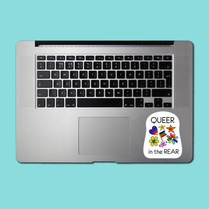 Queer in the REAR STICKER