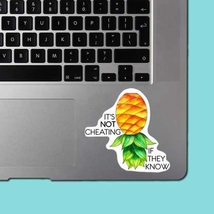 SWINGER STICKER - Funny Sarcastic Vinyl Sticker for Laptop, Phone and More