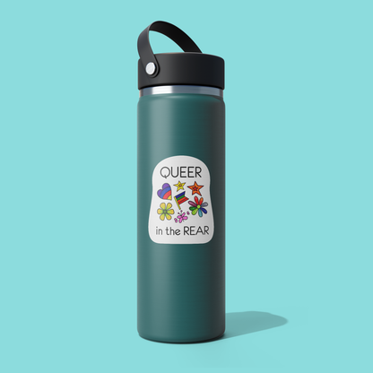 Queer in the REAR STICKER
