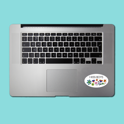 I Kiss Boys LGBTQ STICKER