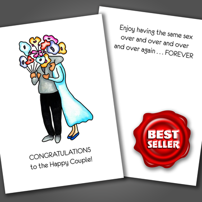 Same Sex Forever Wedding Card