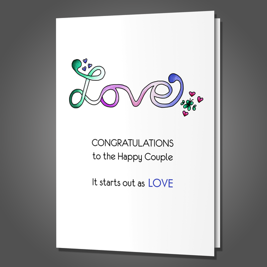 You'll Hate Each Other Soon - Wedding Card