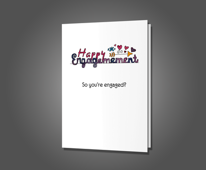 Last Marriage, Engagement Card