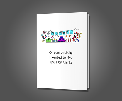 Vagina, Mother Birthday Card