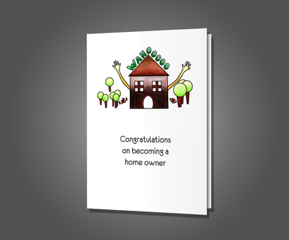 Finally Grew Up, New Home Card