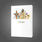 Babies with Jesus, Just Because Card