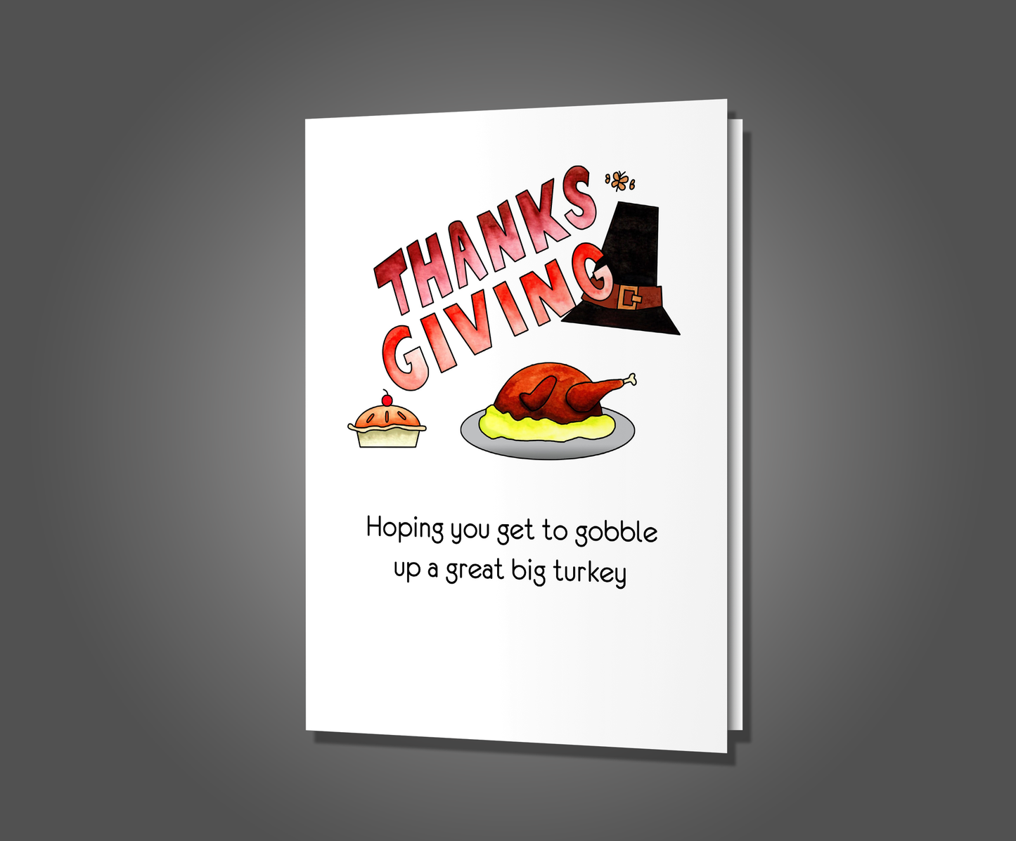 Tapeworm Turkey, Thanksgiving Card