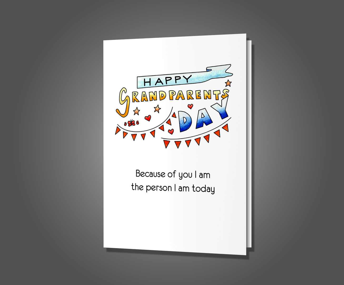 Therapy Because of Mom, Grandparent's Day Card