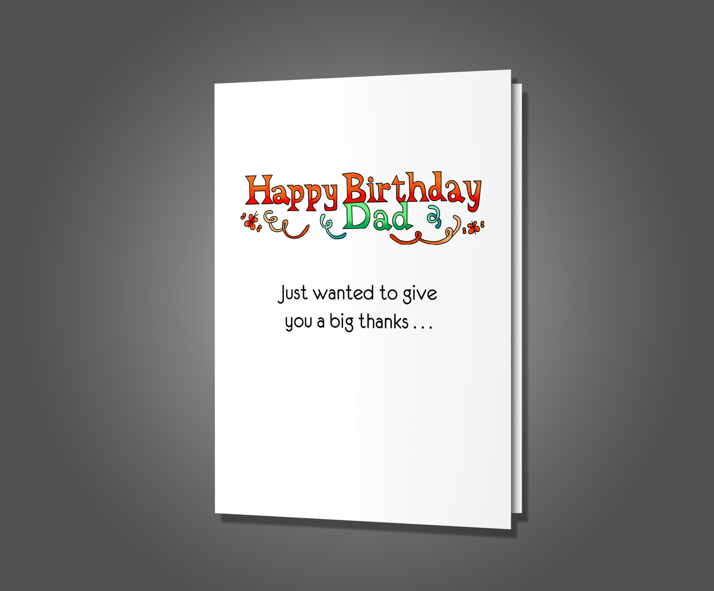 Daddy Issues, Father Birthday Card