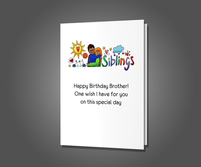 Not Like Dad, Brother Birthday Card