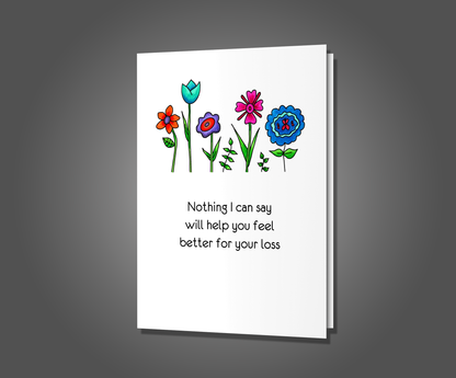 This Card Won't Help, Sympathy Card
