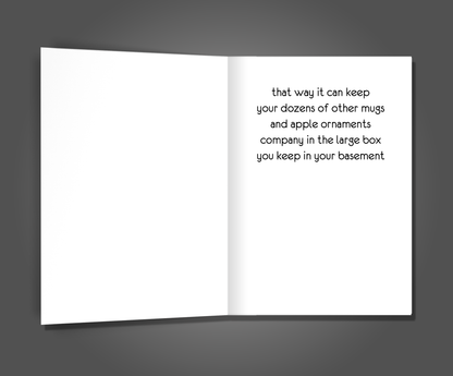 More Apple Shit, Teacher Appreciation Card