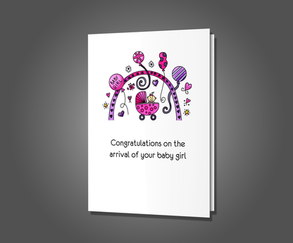 Premature Grandma, New Baby Card