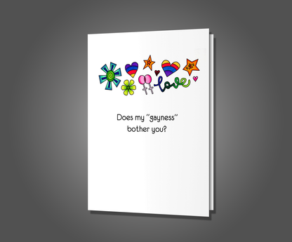 My Gayness, LGBTQ Card