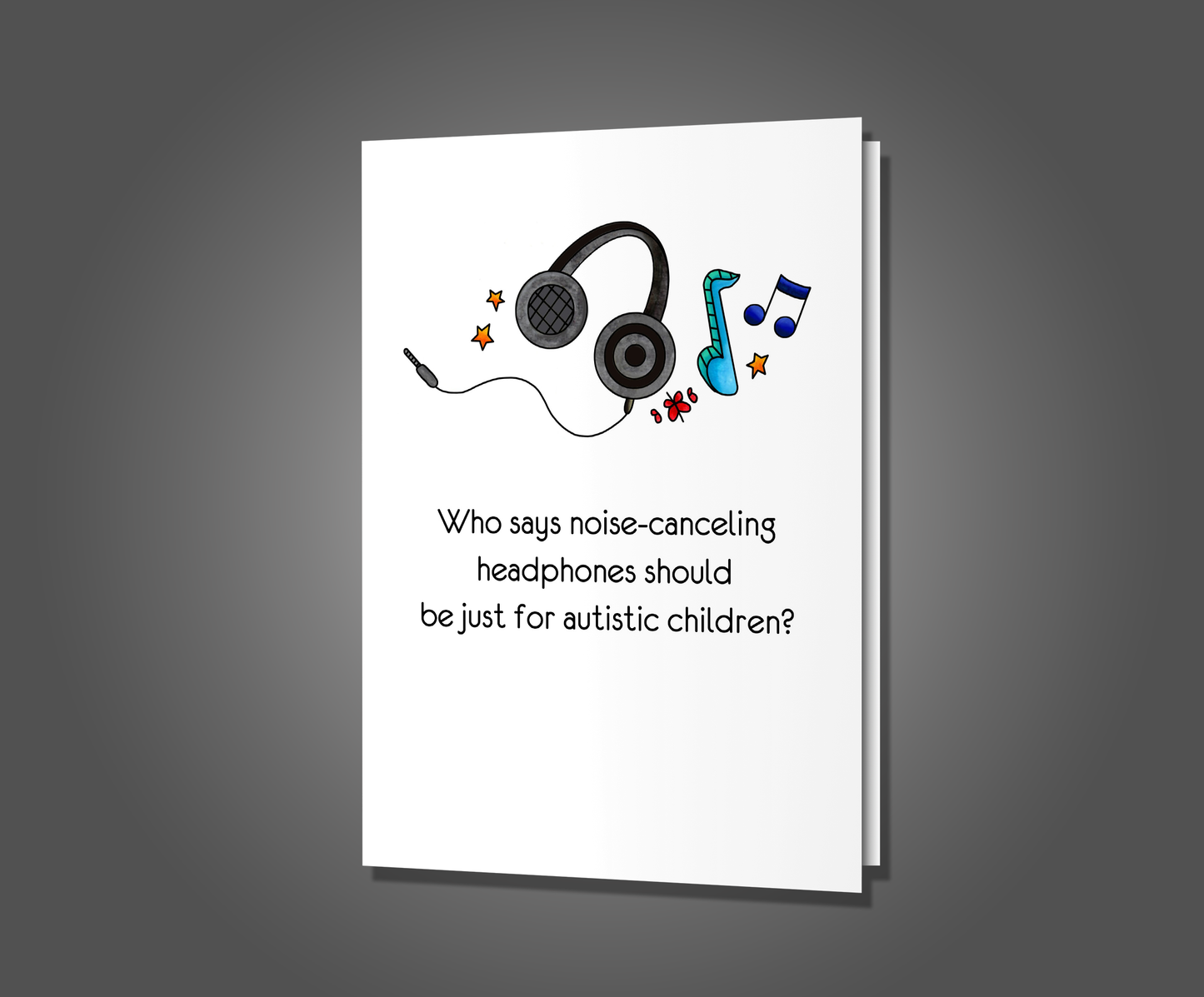Headphones for Parents, Special Needs Card