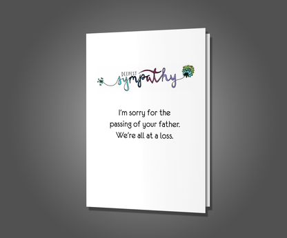 Dad Joke, Father Sympathy Card