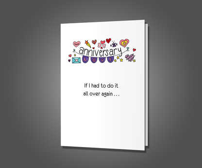 Marry Your Brother, Anniversary Card