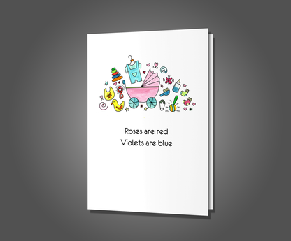 Doesn't Look Like You, New Baby Card