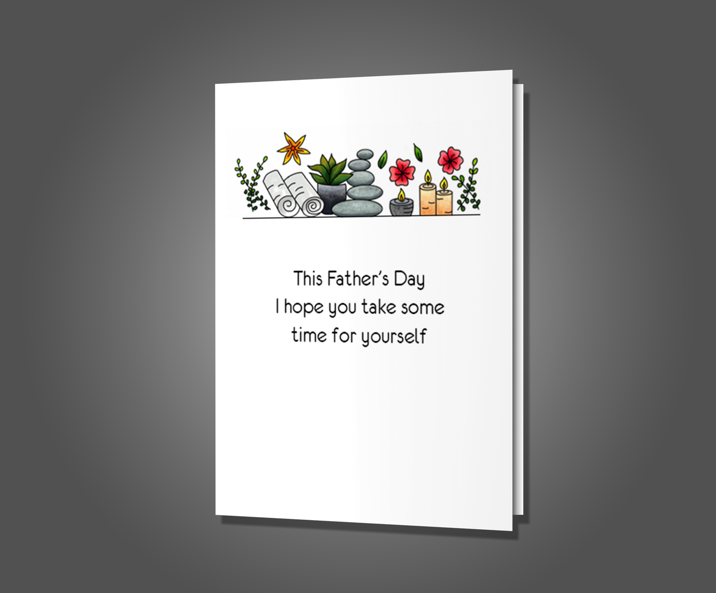 Absent Father, Father's Day Card