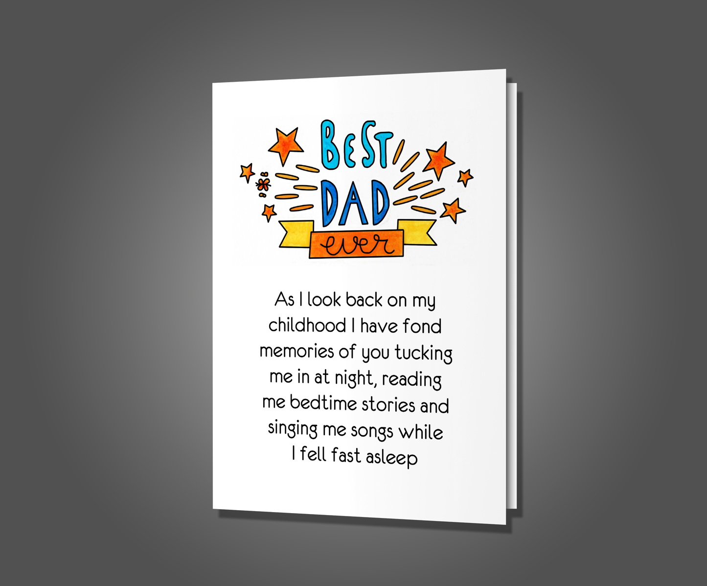 Raised by Alexa, Father's Day Card