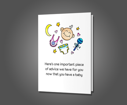 Limited Photos, New Baby Card