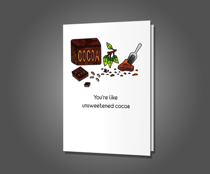 Deceptive and Bitter, Don't Like You Card