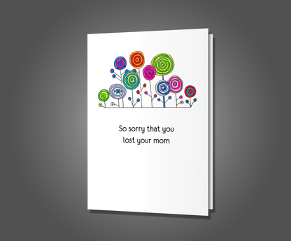 Annoying God, Mom Sympathy Card