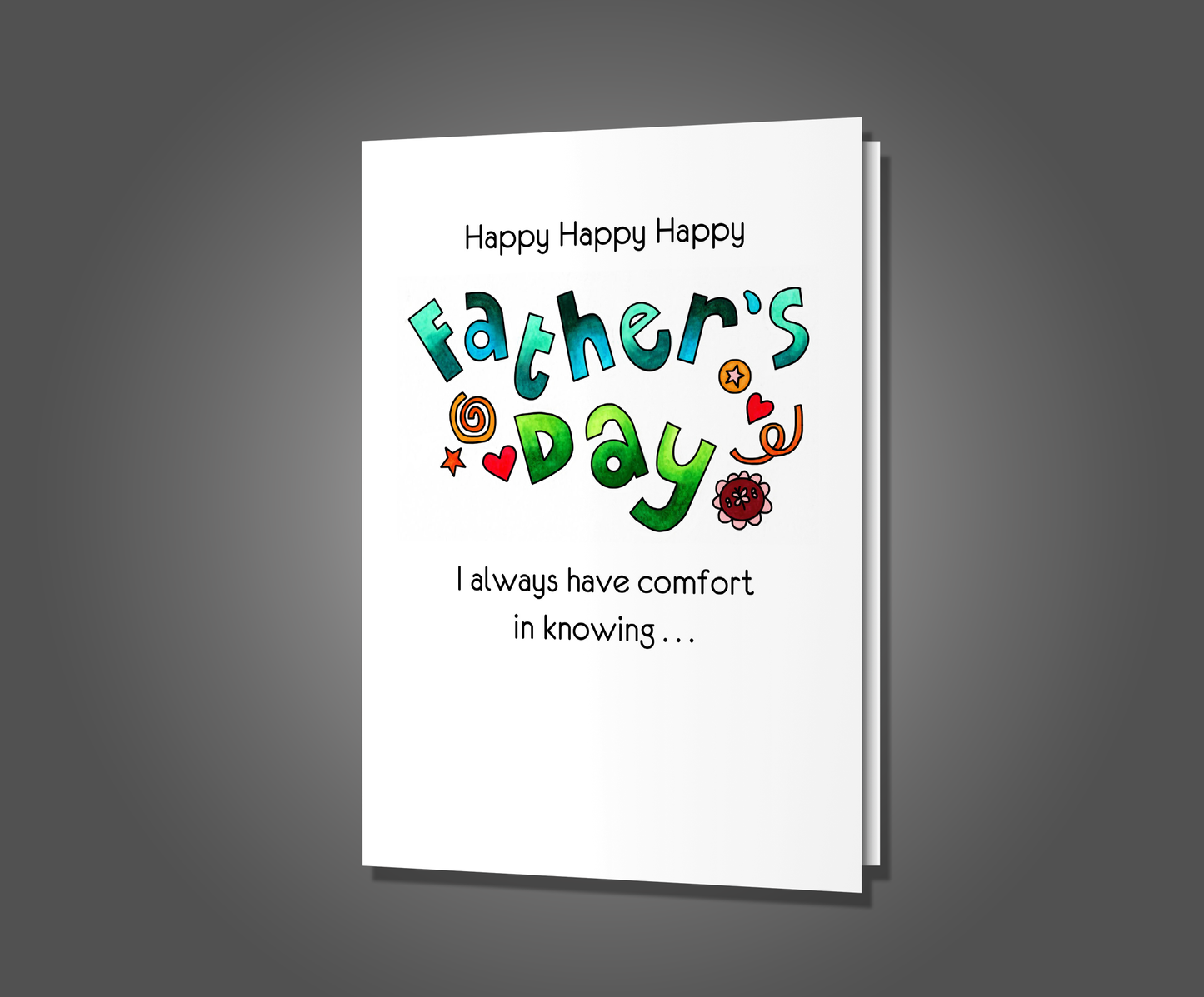 Surpassed Your Parenting, Father's Day Card