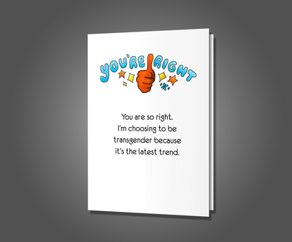 Bigot, LGBTQ Support Card