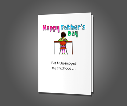 Behind Bars, Father's Day Card