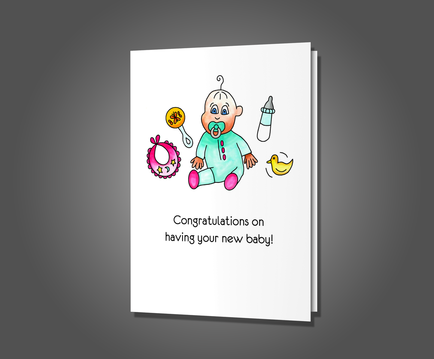 Uglier Than You, New Baby Card