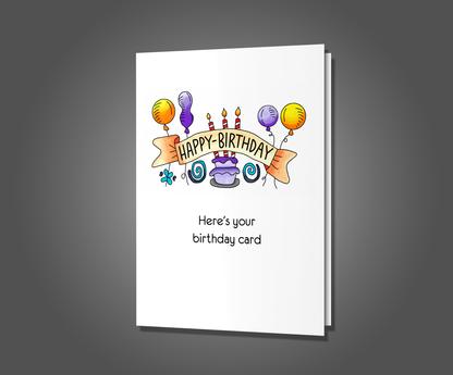 Up Your Ass, Birthday Card
