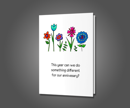 Wanna Swing? Anniversary Card