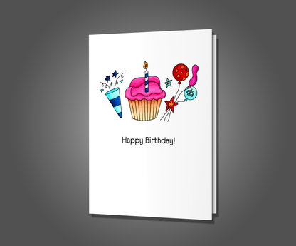 Birthday Funeral, Birthday Card