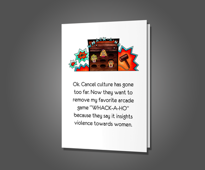 Whacking Hos, Birthday Card