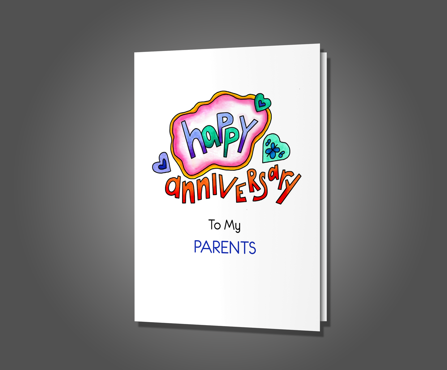 I'm Gay Mom & Dad, Anniversary Card For Parents