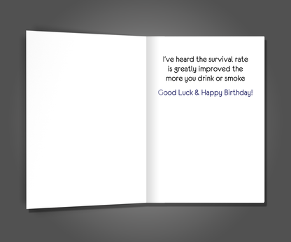 Drink. Smoke. COVID, Birthday Card