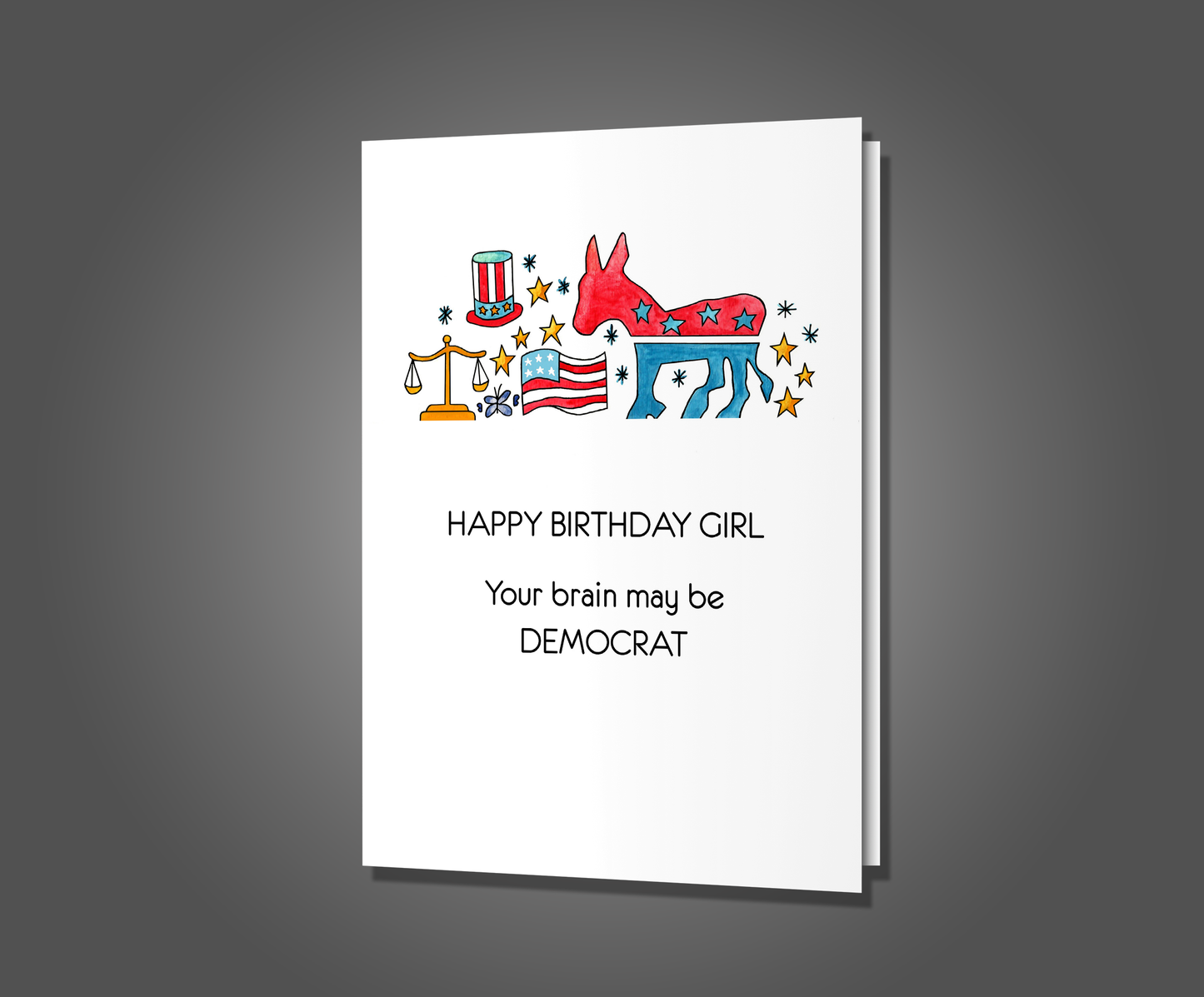 Liberal Vagina, Birthday Card