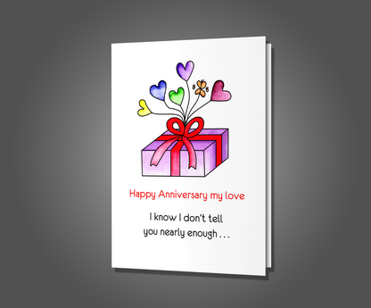I Need Money, Anniversary Card