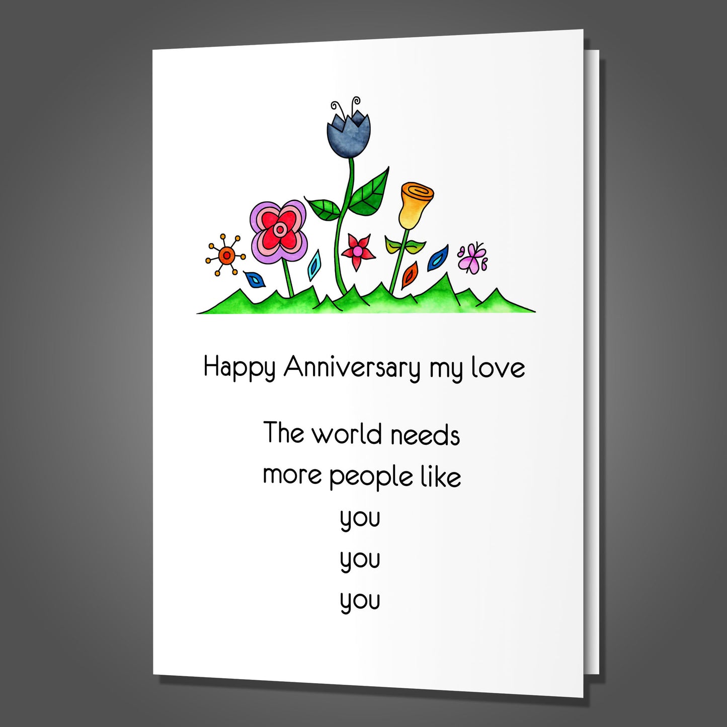 Euthanize More People Like You,  Anniversary Card